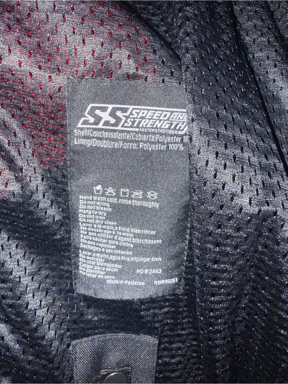 Motorcycle Riding Jacket Speed & Strength L w/ tags - Picture 6 of 9